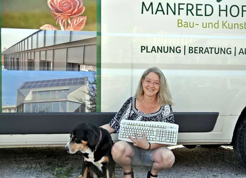 Diana Hofmann, Geschäftsführerin der Hofmann Dachtechnik GmbH